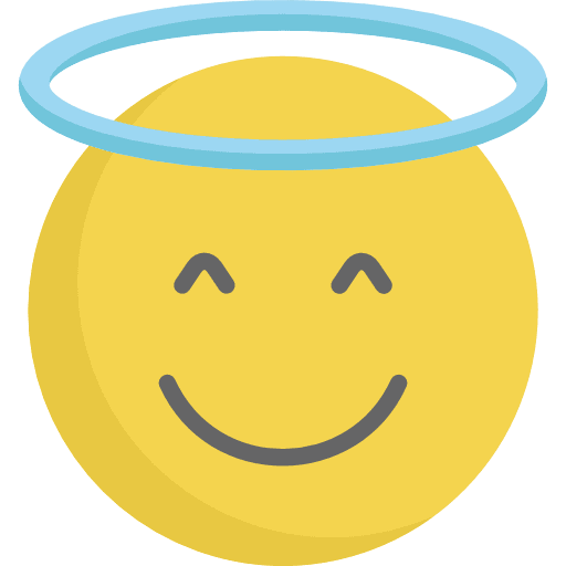 Angel feelings emoji emoticons icon