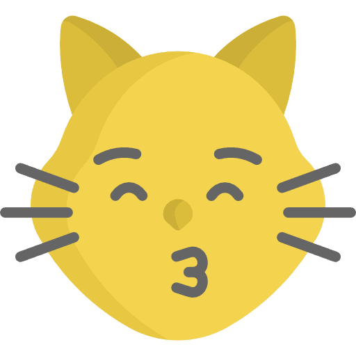 Cat emoticons feelings emoji icon