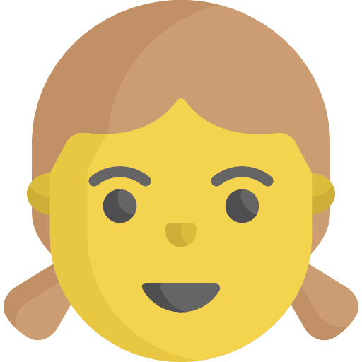 Girl emoticons smileys emoji icon