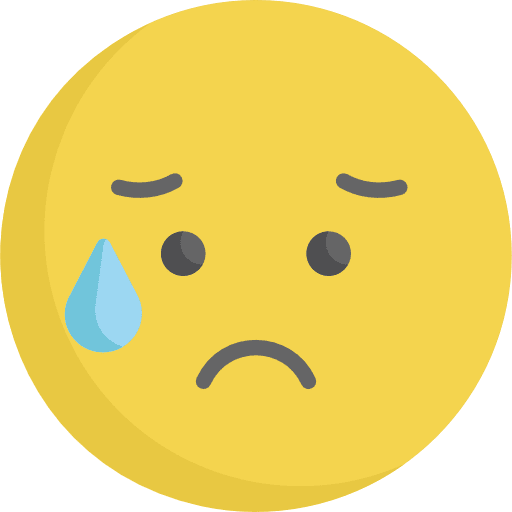 Sad emoticons emoji unhappy icon
