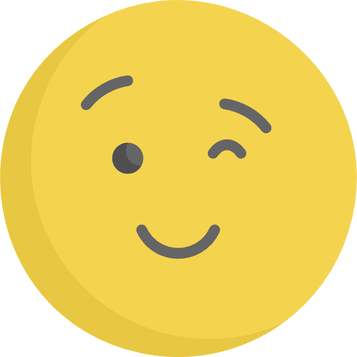 Wink emoticons feelings emoji icon