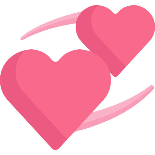 Heart love and romance interface heart icon