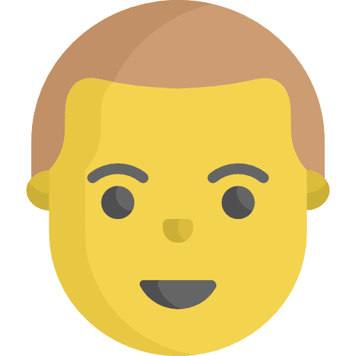 Man smileys emoticons man icon