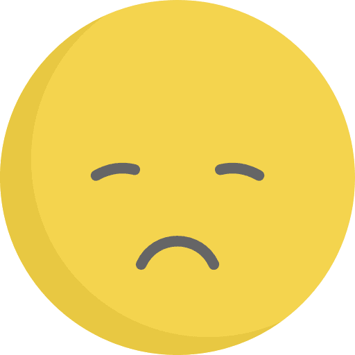 Sad sad smileys emoticons icon