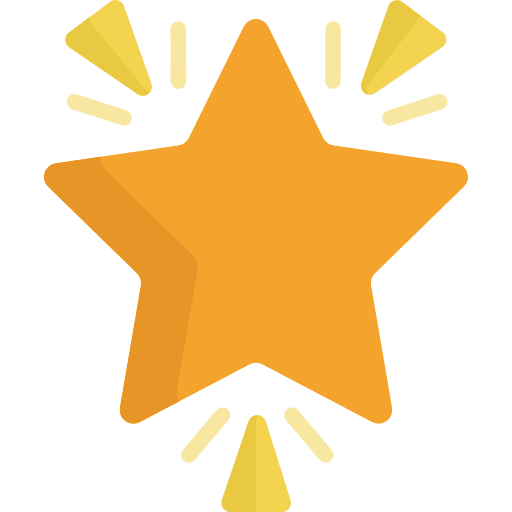 Star favorite shine rate icon