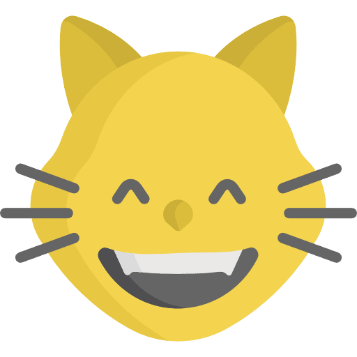 Cat emoji cat feelings icon