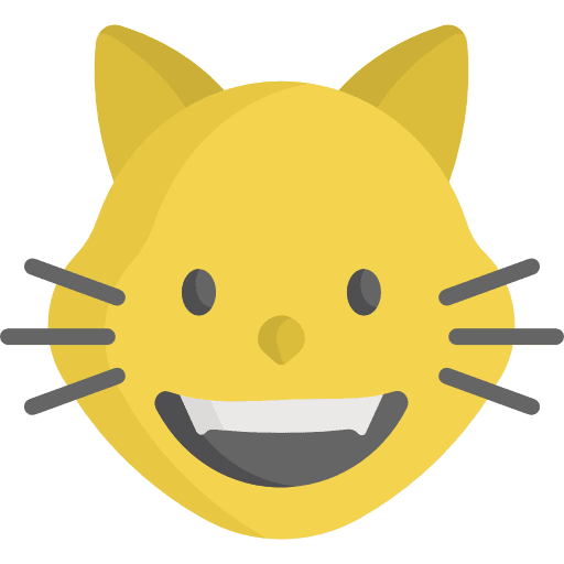 Cat smileys emoji feelings icon