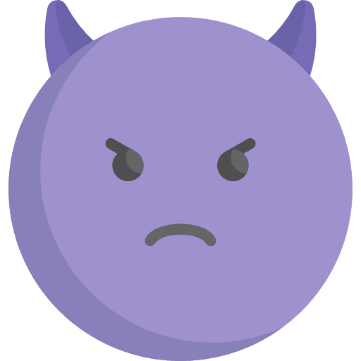 Devil feelings emoticons smileys icon