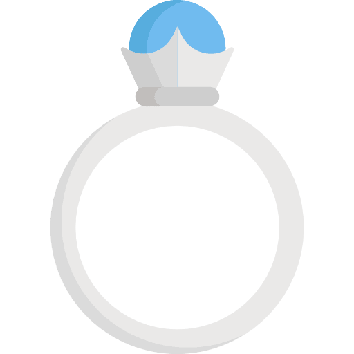 Engagement ring fashion wedding love and romance icon