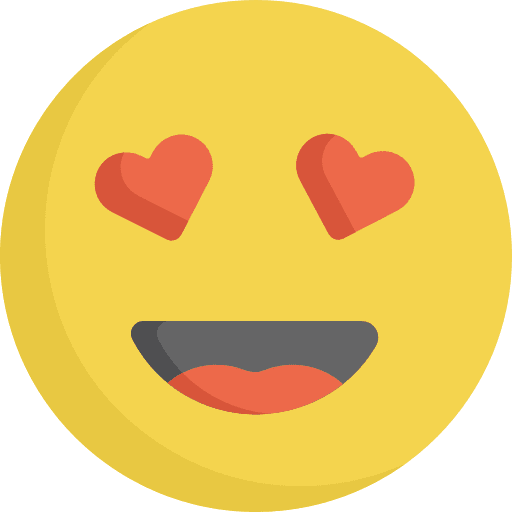 In love in love smileys emoticons icon