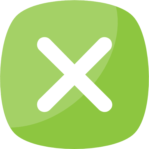 Cancel forbidden ex failed icon