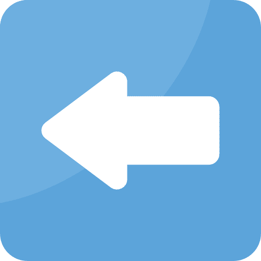 Left arrow back return left icon