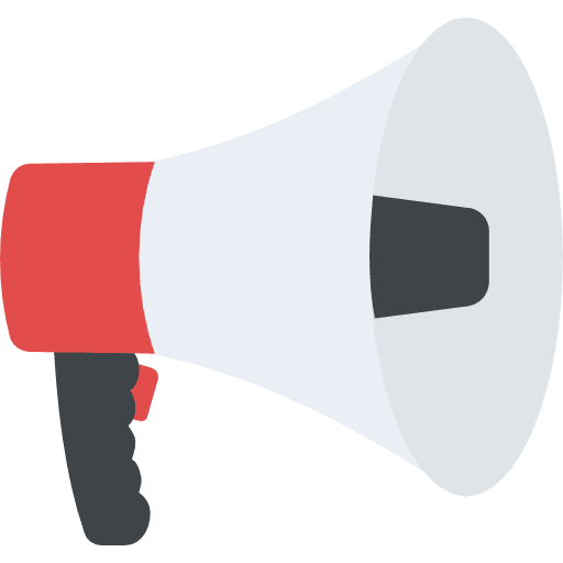 Megaphone advertising megaphone bullhorn icon