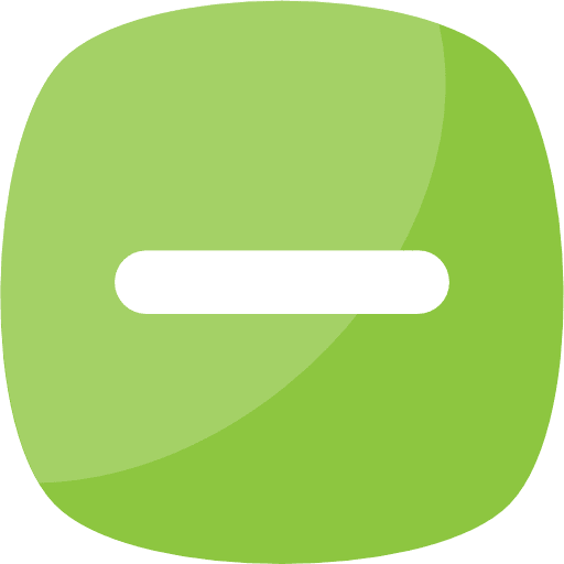 Minus shapes and symbols maths line icon