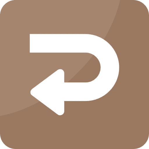 Return left return arrows icon