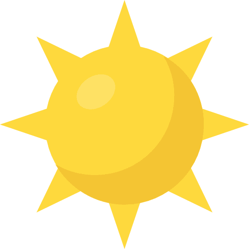 Sun warm summer sun icon
