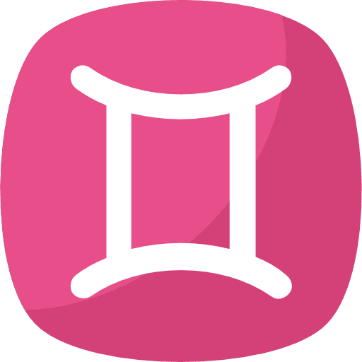 Gemini astrology signs horoscope icon