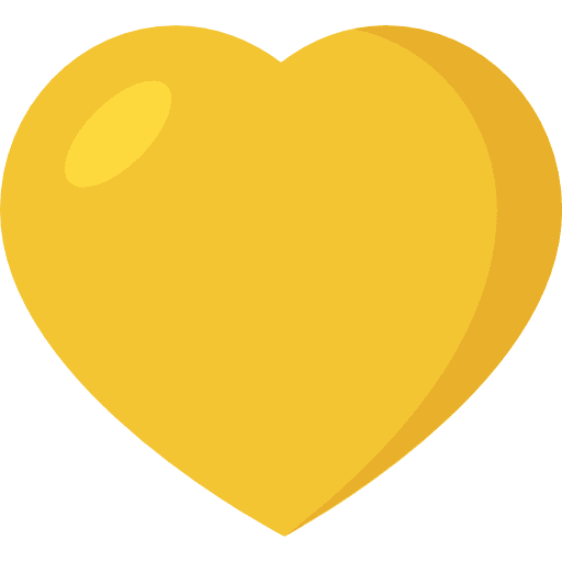 Heart shapes and symbols like heart icon