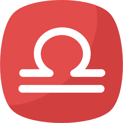 Libra shapes and symbols libra horoscope icon