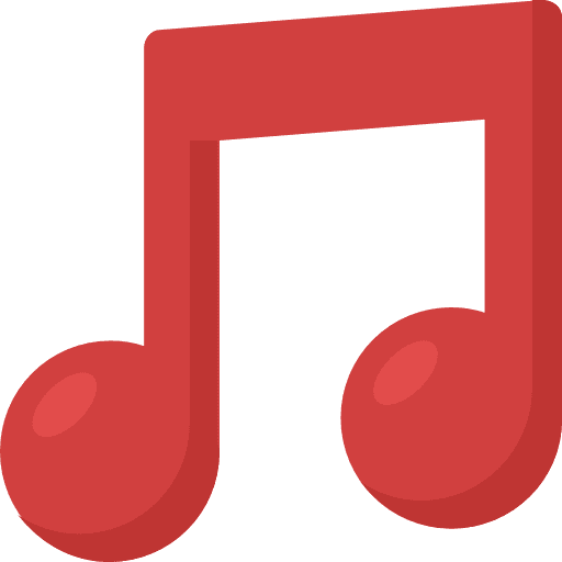 Music interface music player musical note icon