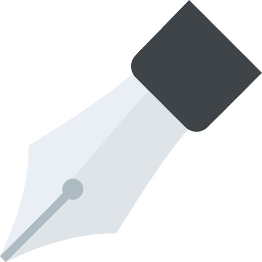 Pen tool writer pen icon