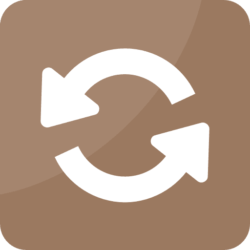 Reload direction orientation recurrent icon