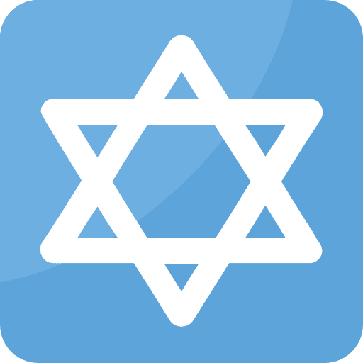 Star of david signs jewish cultures icon