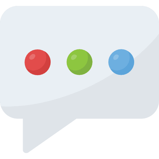 Chat multimedia communications speech bubble icon