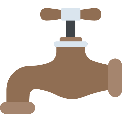 Faucet water furniture and household droplet icon