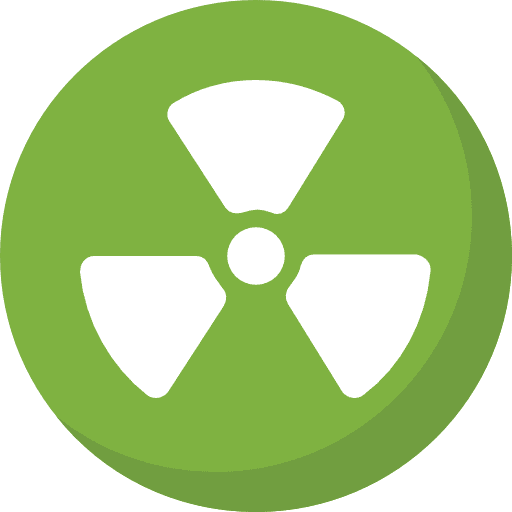 Nuclear radioactive shapes and symbols nuclear icon