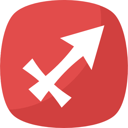 Sagittarius shapes and symbols signs constellation icon