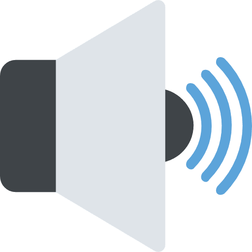 Volume multimedia speaker interface icon