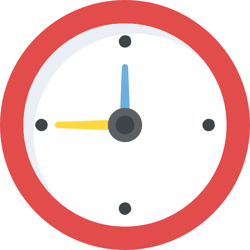 Wall clock time time and date idle icon