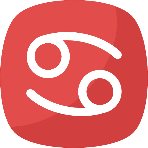 Cancer astrology cancer shapes and symbols icon