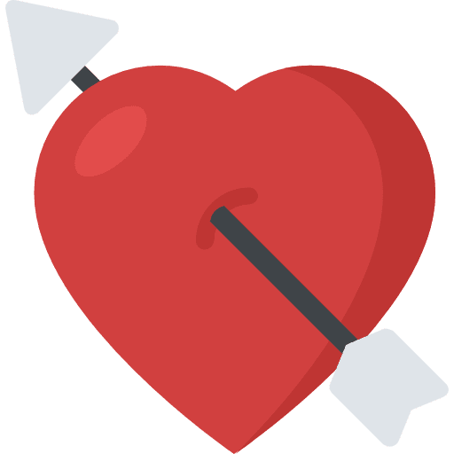 Cupid love valentines day love and romance icon