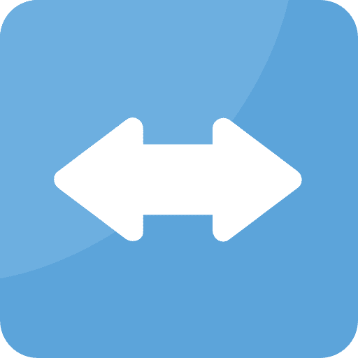 Double arrow resize arrows horizontal arrows icon