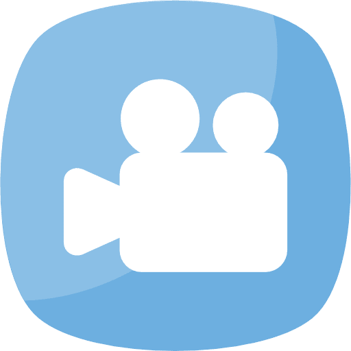 Video camera cinema film technology icon