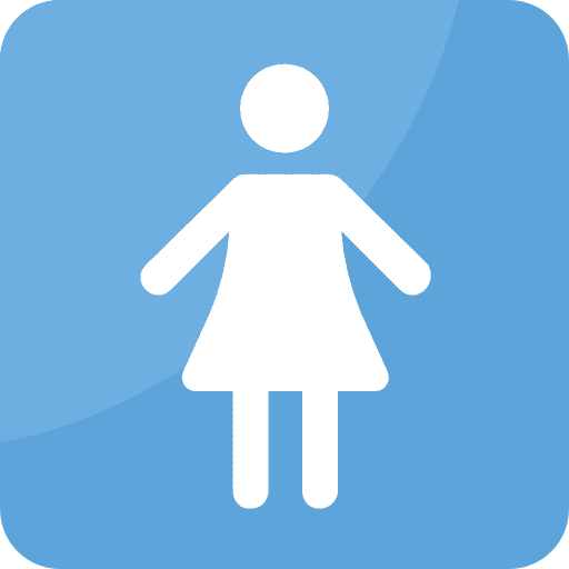 Woman standing girl standing female girl icon