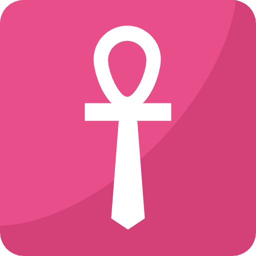 Ankh cross egyptian symbol icon