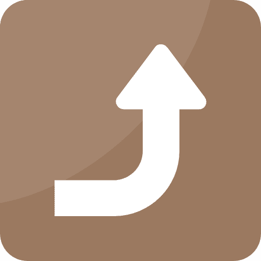 Up arrow orientation multimedia option arrows icon