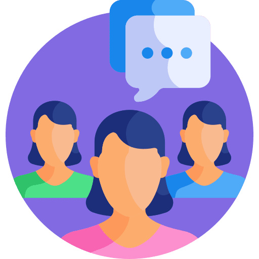 Chat group group members communication icon Chat group group members communication icon