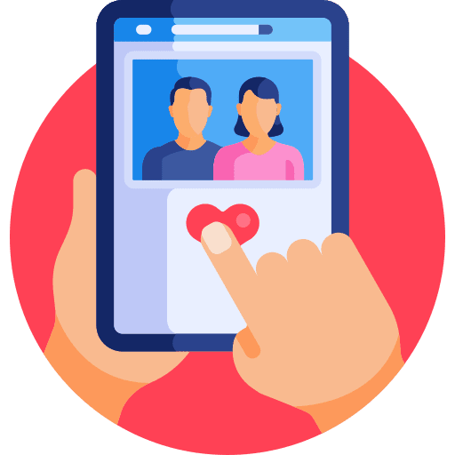 Online video user people woman icon Online video user people woman icon