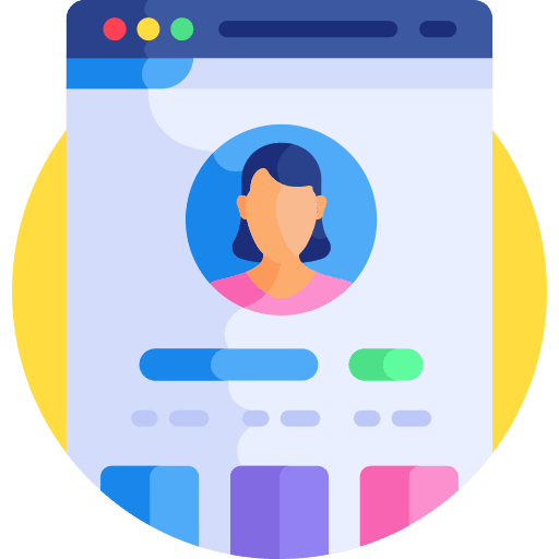 Profile smartphone private account profile icon Profile smartphone private account profile icon