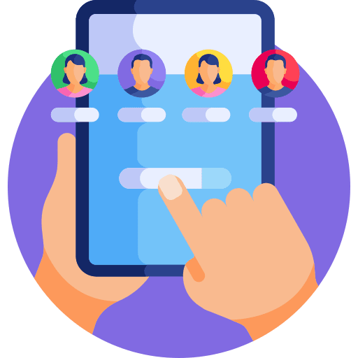 Search ui hand loupe icon