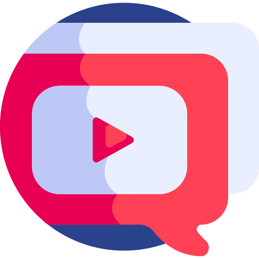 Youtube logo speech bubble communications icon Youtube logo speech bubble communications icon