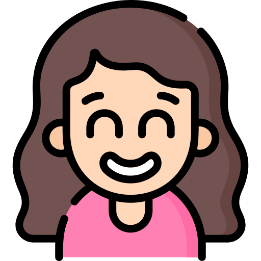 Smile smiling curly hair emoji icon