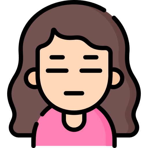 Poker face emoji long hair curly hair icon Poker face emoji long hair curly hair icon