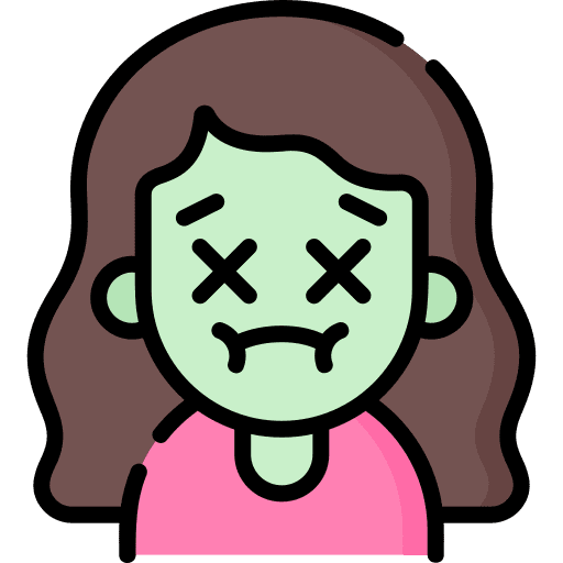 Sick sick curly hair woman icon Sick sick curly hair woman icon