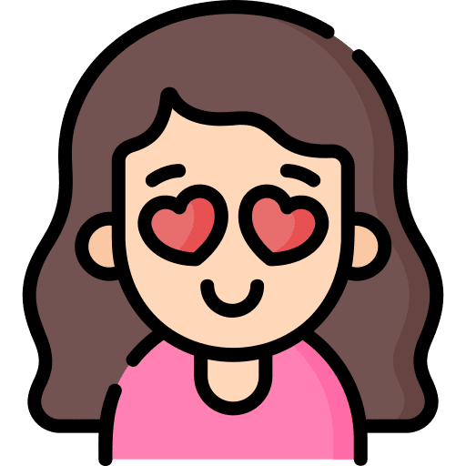 In love curly hair long hair heart icon In love curly hair long hair heart icon