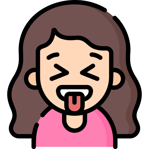 Naughty curly hair long hair smileys icon Naughty curly hair long hair smileys icon